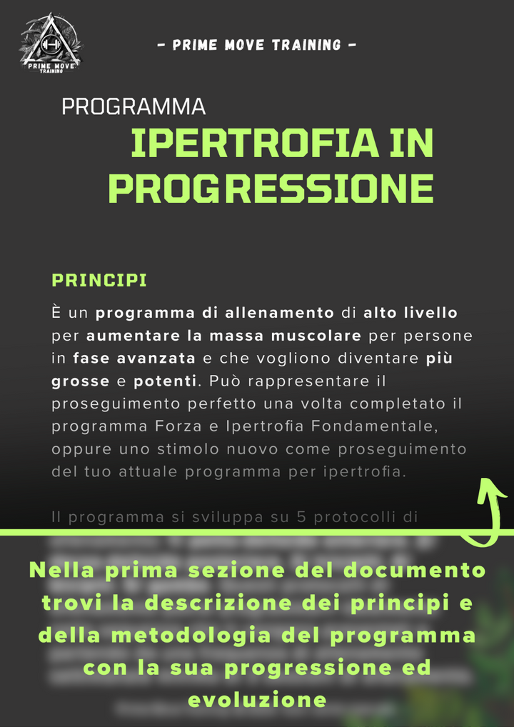 Ipertrofia in progressione